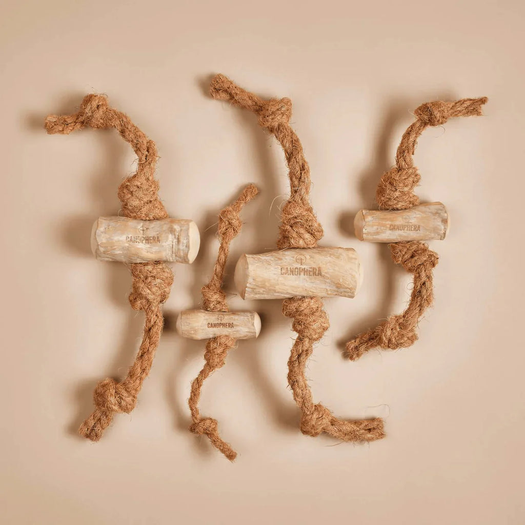 Canophera - Coffee Tree Wood Chew & Coconut Rope Toy